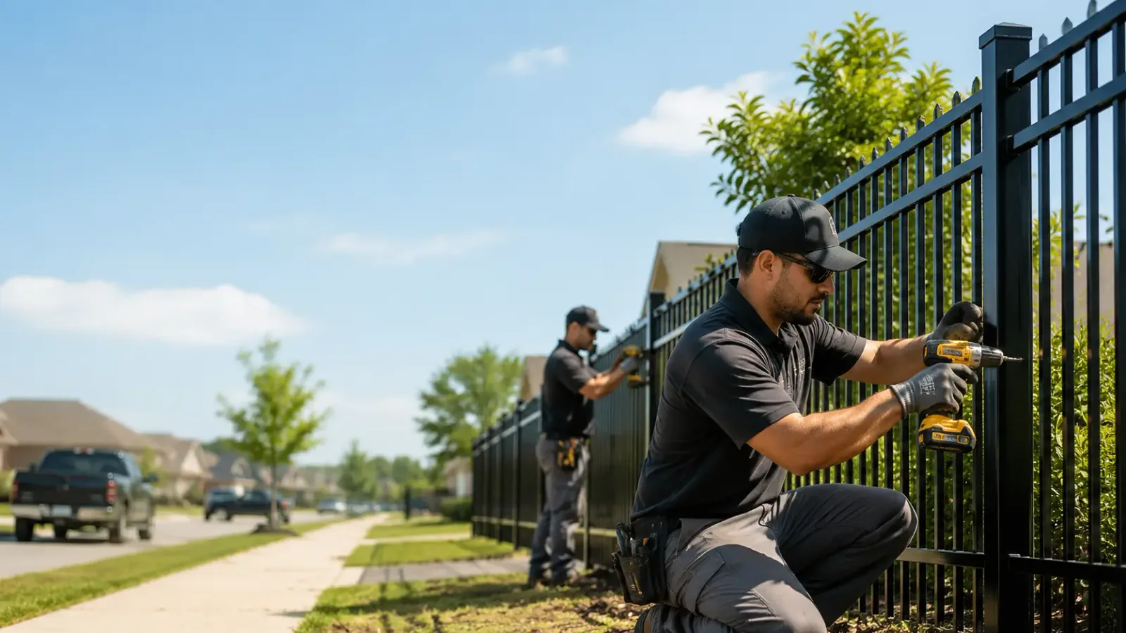 Metal Fence Installation in Bloomburg, TX
